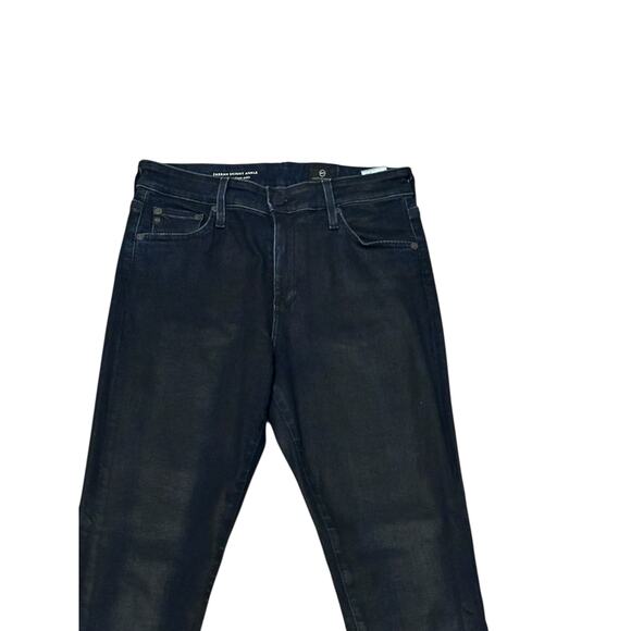 AG Adriano Goldschmied Women's 27R Black Farrah High Rise Skinny Ankle Jeans - Picture 6 of 16